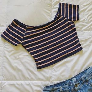 Stripe Crop Top
